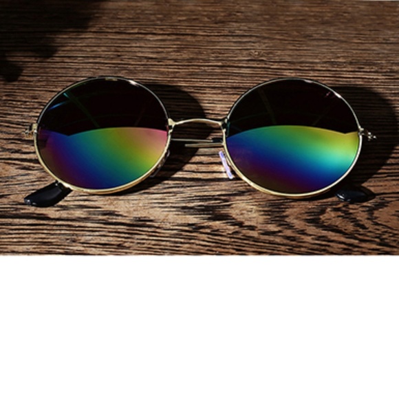 Accessories - Unisex Sunglasses - Round Wire Frame